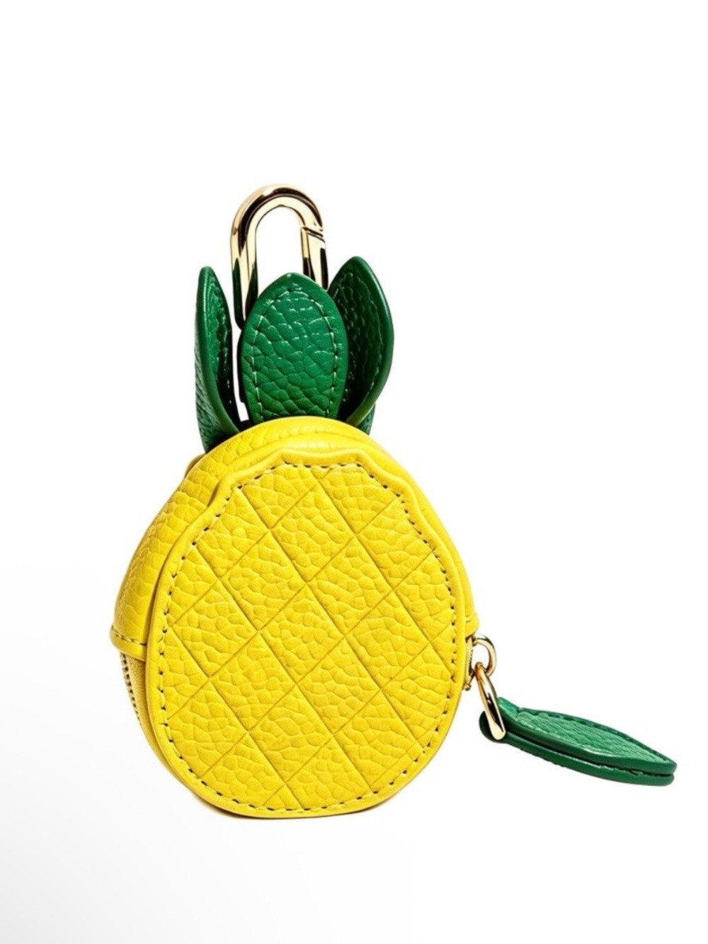 $25.00- Pineapple 🍍 Zip Coin Purse Bag Charm Keychain